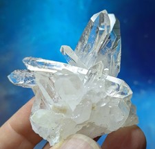 Glasklare Bergkristallstufe aus Kolumbien (3), Spitzenqualität!!!