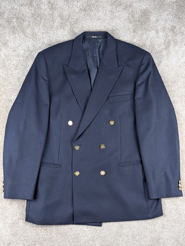 Vintage daks london 44r - vintage, navy