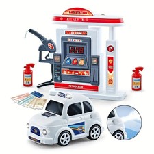 Kinder Tankstelle Spielset mit