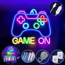 Neon Leuchtreklame Neon Schild Dimmbar LED Zimmer Deko Gamepad Leuchtschrift
