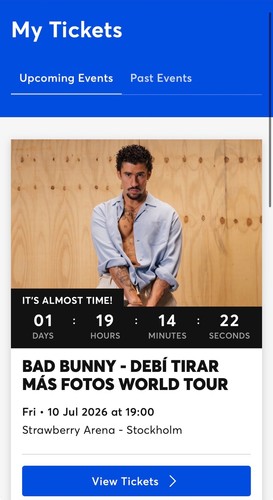 Bad bunny tickets stockholm - bad,