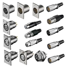 Xlr pin audio stecker - 4,