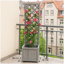 Pflanzkasten mit Rankgitter