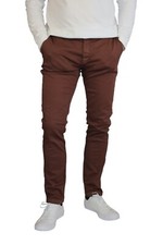 Replay Herren Jeans Chino M9627L Zeumar -  Braun / Rot - W27 bis W38