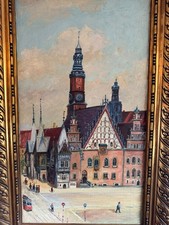 ÖLGEMÄLDE GERAHMT ALTSTADT