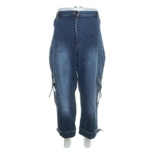 Dollywood, Dreiviertelhose, Größe: 50, Blau, Baumwolle/Elasthan, Einfarbig #ukB