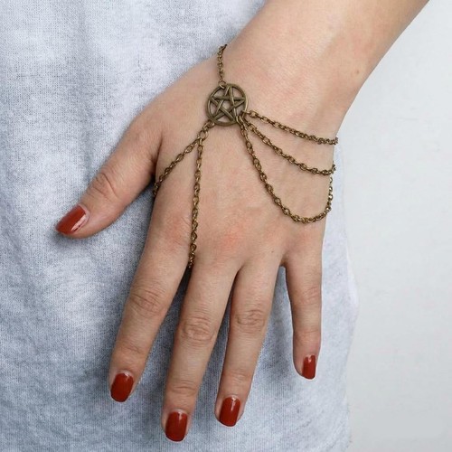 Bronze pentagramm pentakel - bronze,