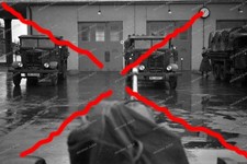 Negativ-Lippstadt-Kaserne-Flak-Regiment 64-LKW-Garage-Kanone-Luftwaffe-90