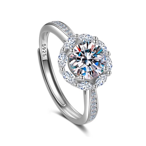 925 silber damen ring - silber,