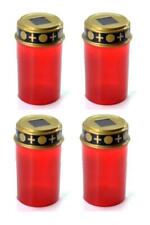 4er Set Solar LED Grablicht