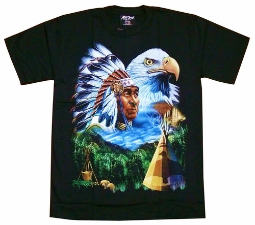 Shirt indianer adler - adler,, gr.
