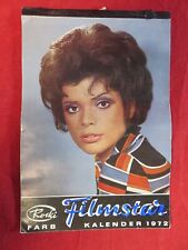 Rocki Filmstar Farb Kalender,1972,Uschi Glas/Heintje/Roy Black/Hansi Kraus u.a.