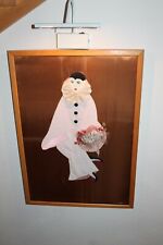  Bild mit Harlekin Handarbeit schön für ein Mädchenzimmer 