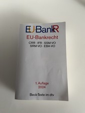 EU Bankrecht Becktexte 2024