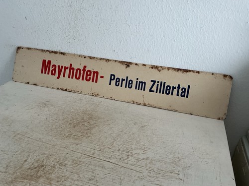 Altes blechschild - altes, „