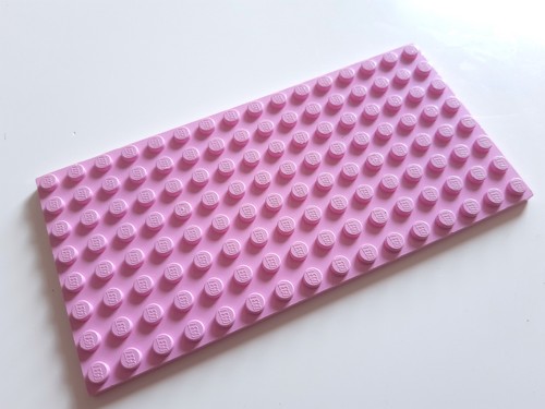 Lego platte bright pink - platte,