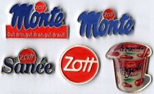 ?Pin-Konvolut 5 Zott Molkerei Mertingen Pins Monte Jogolé Sanée Joghurt Rarität