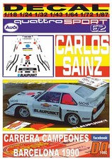 DECAL AUDI QUATTRO S1 ROJO C