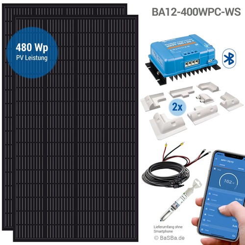 Camping solar set - camping, 480wp