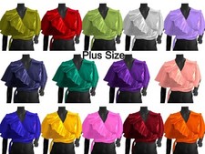 Schmetterlingsärmel Satin Rüschen Top Tribal Style Faballey Crop Top...