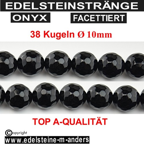 Onyx kugel perlen strang - onyx,