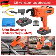 12V 8-34mm Akku Drahtbindemaschine Bindemaschine für Bindedraht Rebar Tying DHL