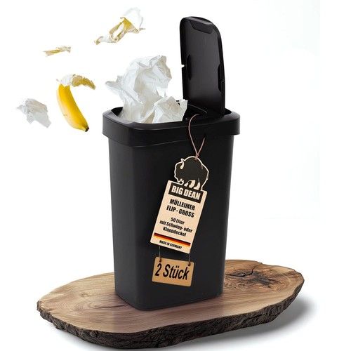 Mülleimer liter schwing - 2x,