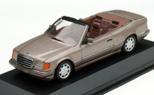 Mercedes E-Klasse A124 Cabrio Bj. 1993-1997, rosewood-metallic, Minichamps 1:43