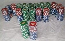 50 NEW Poker Chips LAS VEGAS