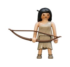 Playmobil Figur Urmensch Steinzeit Eiszeit Neandertaler Frau