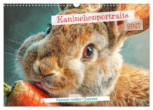 Kaninchenportraits szenen - kaninchenportraits,