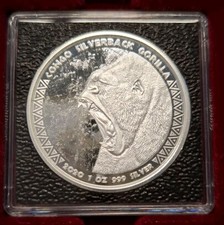 1 Oz Silber Ag- Congo Kongo -