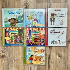 7 Hörspiel CDs Vaiana, Bibi Blocksberg, Pumuckl, Anne Kaffeekanne, Siggi Blitz