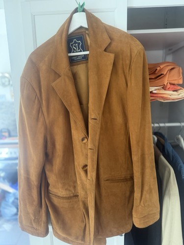 Herren lederjacke wildleder - sl,