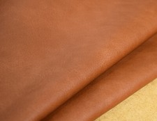 Büffelleder "Alpi" malto (braun) antik Vintage-Optik 1,2-1,4 mm Lederreste #w24