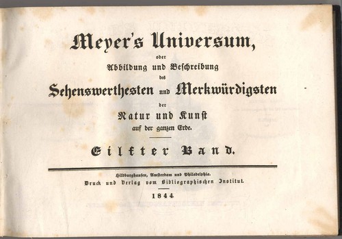 1844 meyer universum oder - universum,,