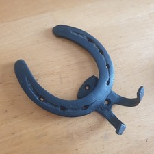 Schmiedeeisen Kleiderhaken, HANDGESCHMIEDET  Hufeisen