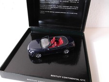 Minichamps BENTLEY CONTINENTAL GTC Dark Sapphire Metallic 1:43 DEALER-Modell TOP