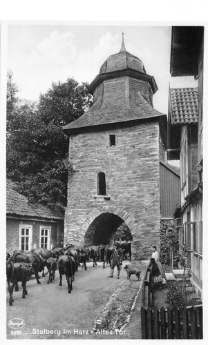 Stolberg altes tor ngl - stolberg, (harz)