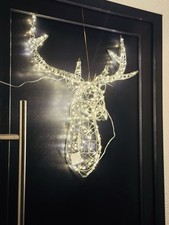 Duchy Bicolor LED Hirschgeweih Rentier Weihnachtsfigur Weihnachtsdeko m. Fehler