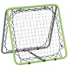 Fußball Rebounder Kickback Tor Rückprallwand Trainingsnetz verstellbar Metall