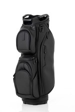 Golfbag Herren Schwarz PU