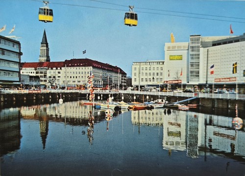 Kiel bootshafen gondelbahn - ak,