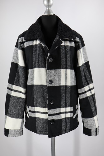 Smog schwarz weiße jacke - schwarz-weiße,