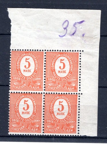 Oberschlesien 9pfiii abart - 9pfiii, **