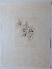 HANS BELLMER - "DIE DIVA / HOMMAGE Á DÜRER" - GROSSE KALTNADELRADIERUNG 1971