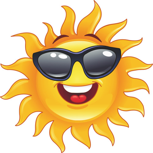 Aufkleber sonne sonnenbrille - sonne,