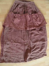 NAHTLOS langer Rock grobes Material Lagenlook rosa onesize TOP HMI3