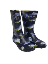 Gummistiefel Joules Shark blau