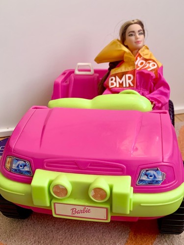 1999 barbie rosa grün - barbie, jeep